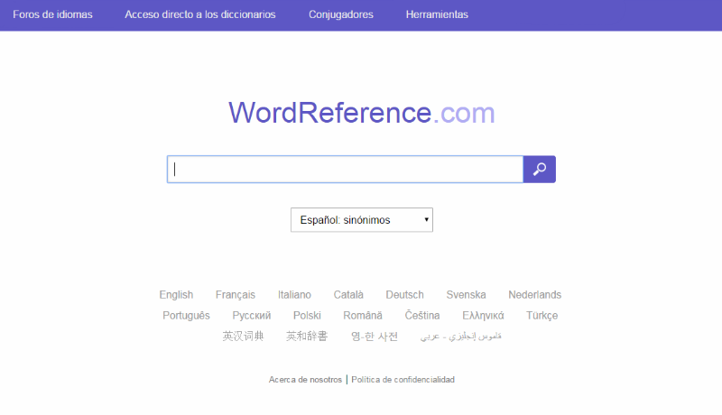 Portada Wordreference Portada Wordreference
