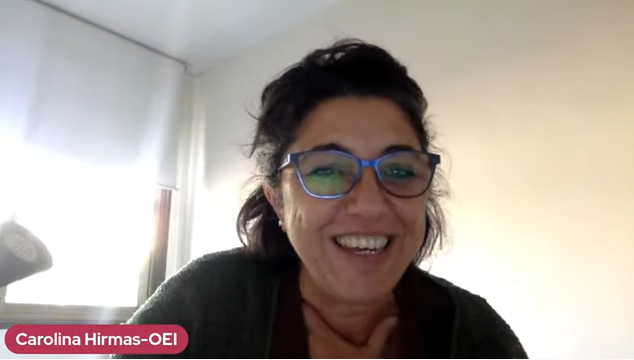 Carolina Hirmas, Coordinadora del área de Formación en Derechos Humanos, Ciudadanía y Convivencia Escolar de la OEI Carolina Hirmas, Coordinadora del área de Formación en Derechos Humanos, Ciudadanía y Convivencia Escolar de la OEI