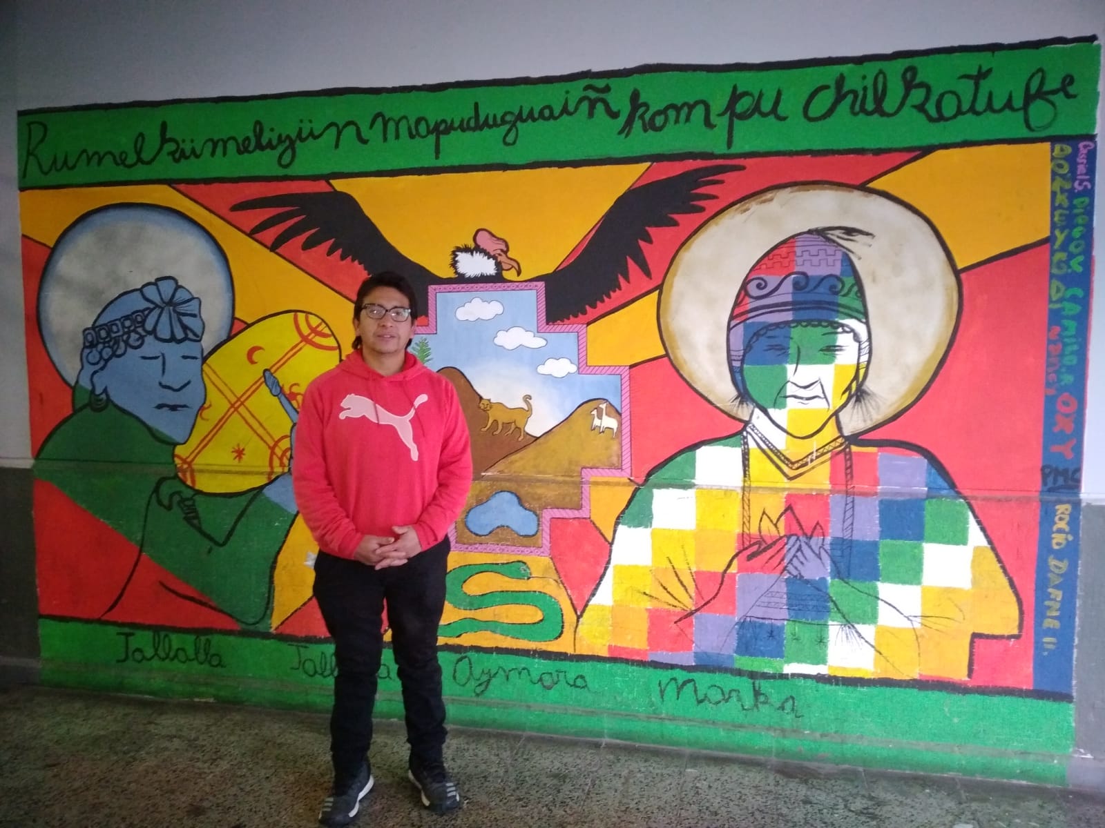 Lautaro Cayupan, docente de Historia del Instituto Nacional Lautaro Cayupan, docente de Historia del Instituto Nacional