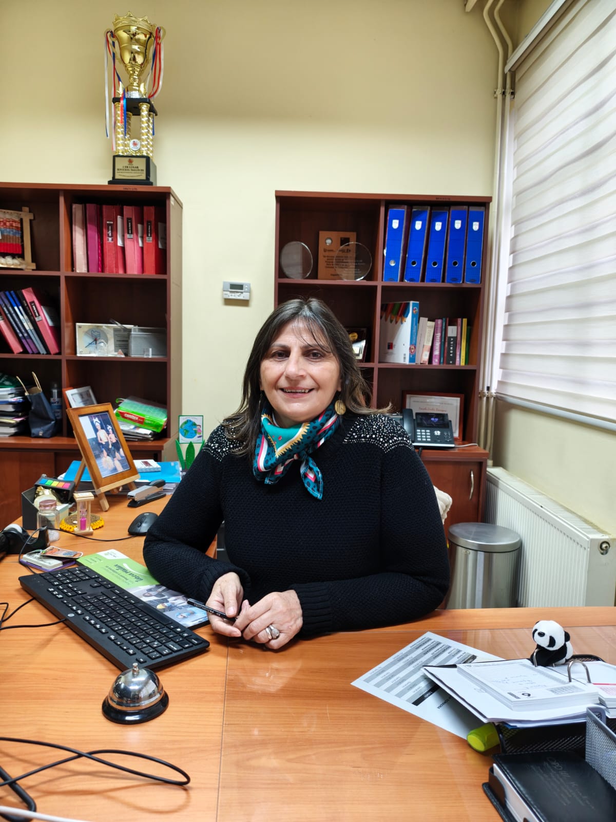 Isolda Luchsinger, jefa UTP Escuela Básica Emilia Romagna