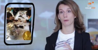 Experta explicando la experiencia Hackidemmia