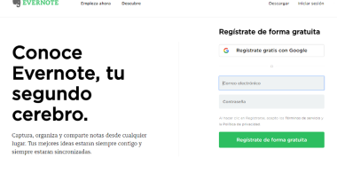 Portada Evernote