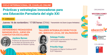 Prácticas y estrategias innovadoras para una Educación Parvularia del siglo XXI - charla 16 de noviembre 2023