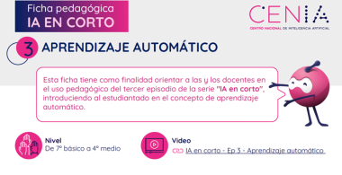 Ficha pedagógica Aprendizaje automático - CENIA